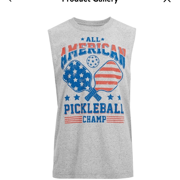 Way to Celebrate 🎉Men's 4th of July 🎆 Pickleball Champ 🏆Graphic Muscle 💪Tank - Picture 8 of 16